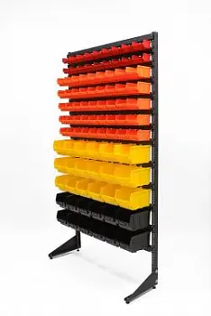 Стенд с  боксами для магазина крепежа арт.1801-2/5/5 Комбо